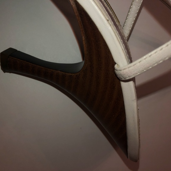 Strappy Leather Multi-Color Heels - Picture 4 of 4